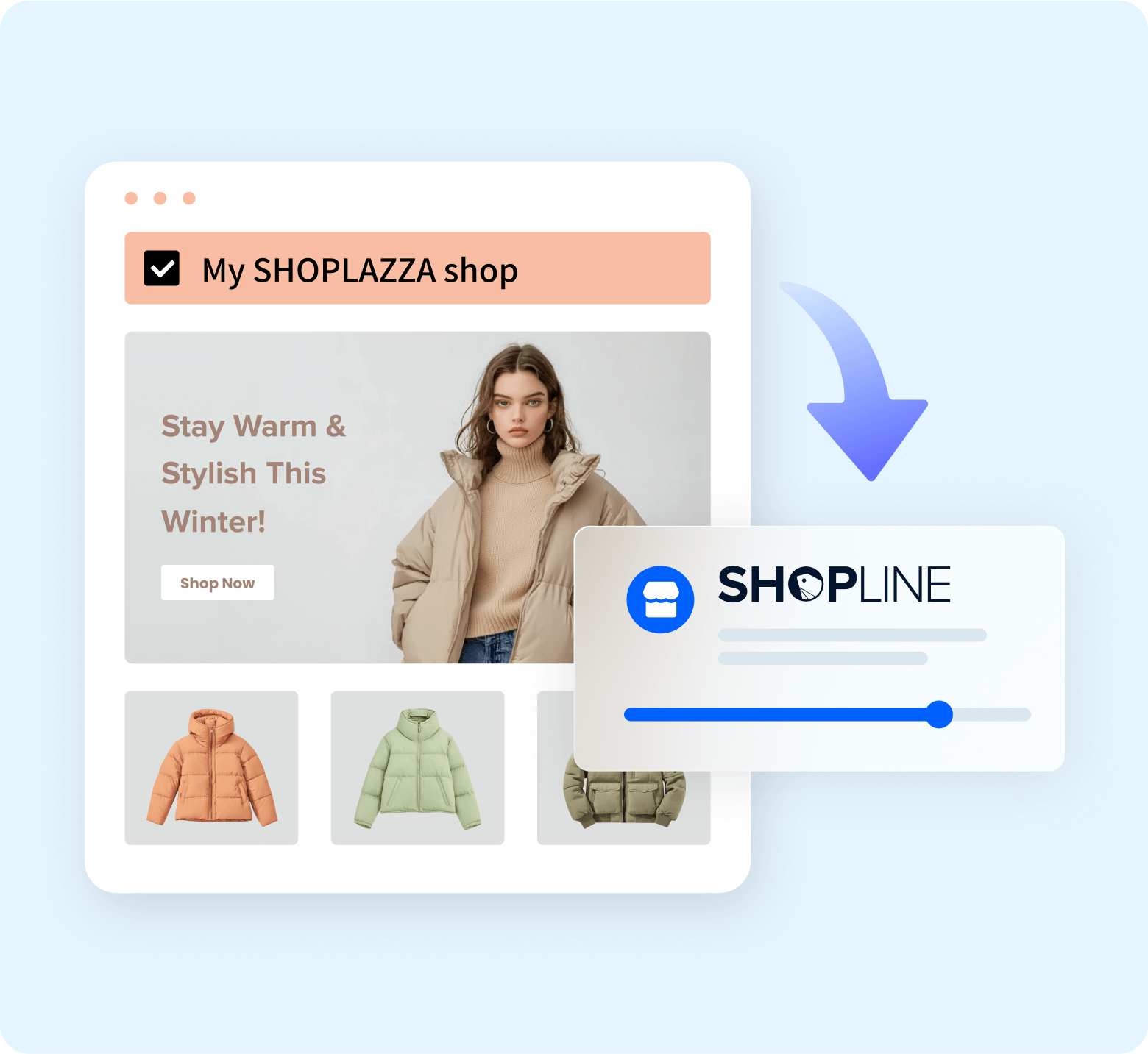 SHOPLINE官网-Shopify店铺一键搬迁教学