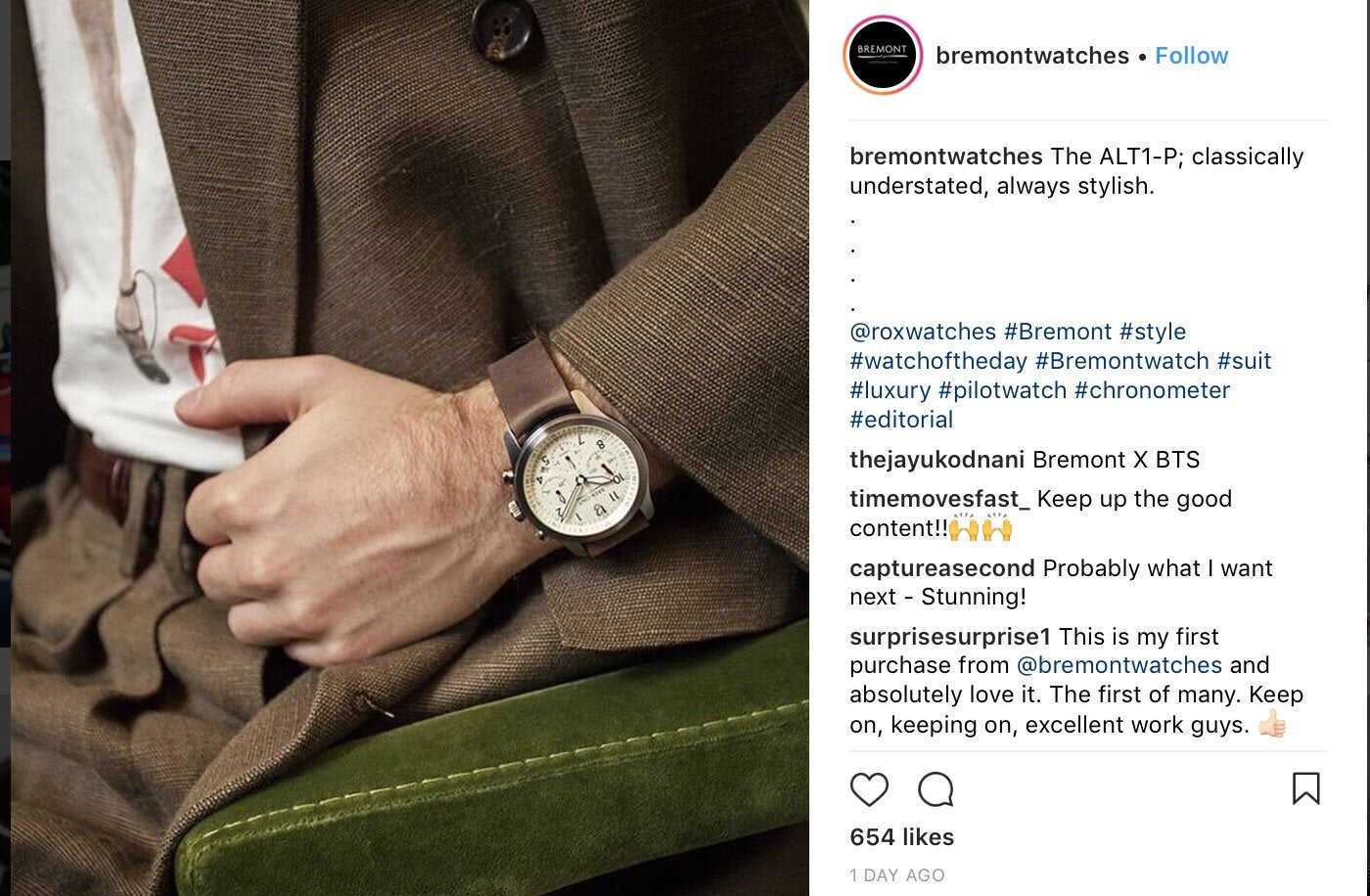 bremont 手表主题标签示例
