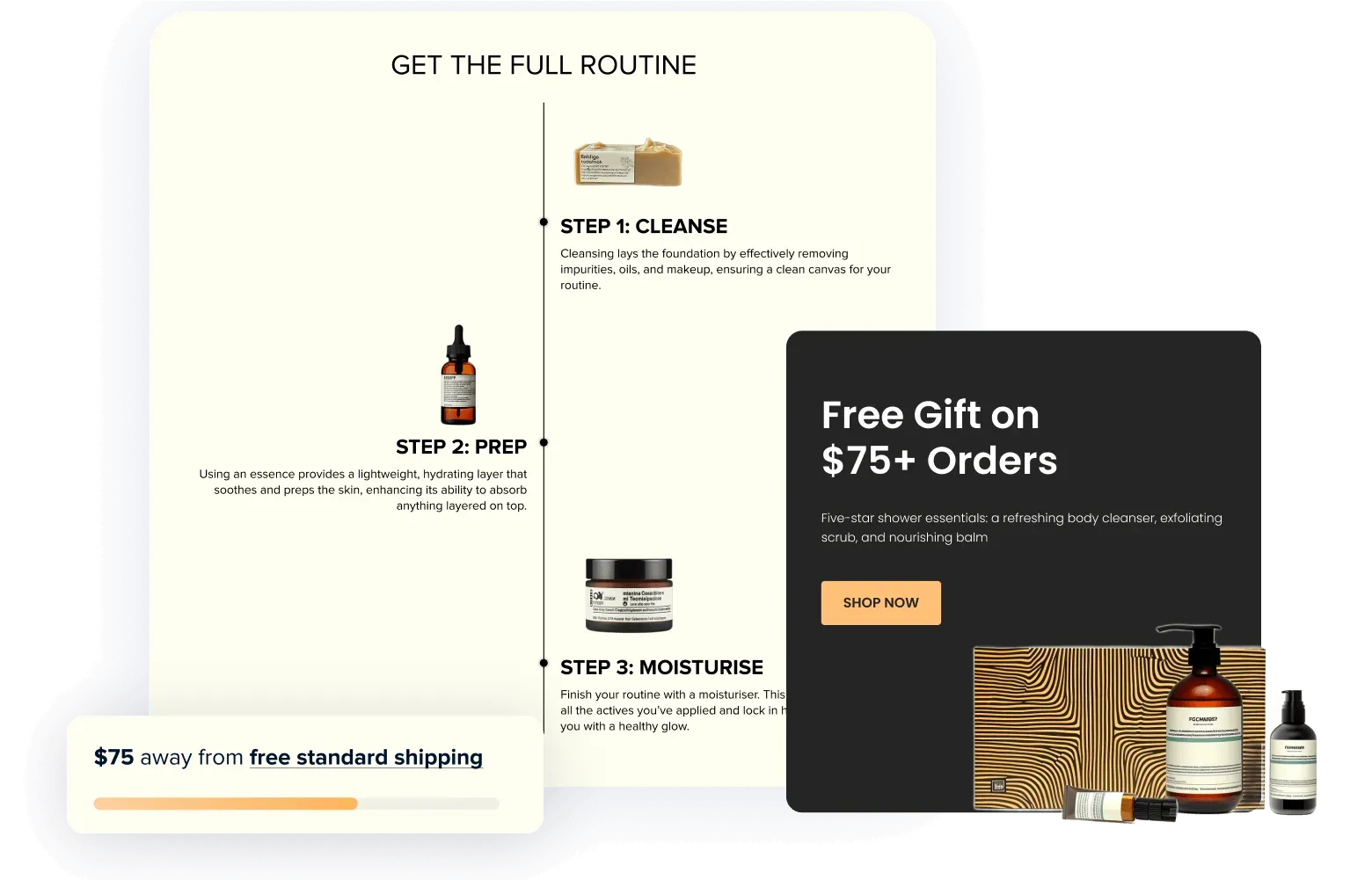 Integrated AOV boosters